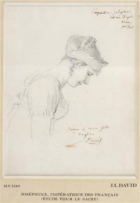 Sketch of the Empress Josephine
